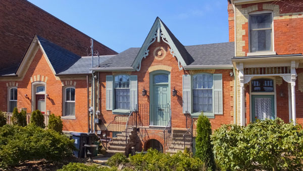 Cabbagetown Toronto homes