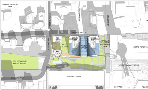 Union Park Toronto site map
