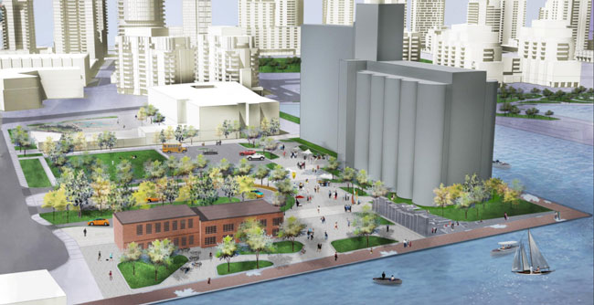 Bathurst Quay revitalization plans rendering